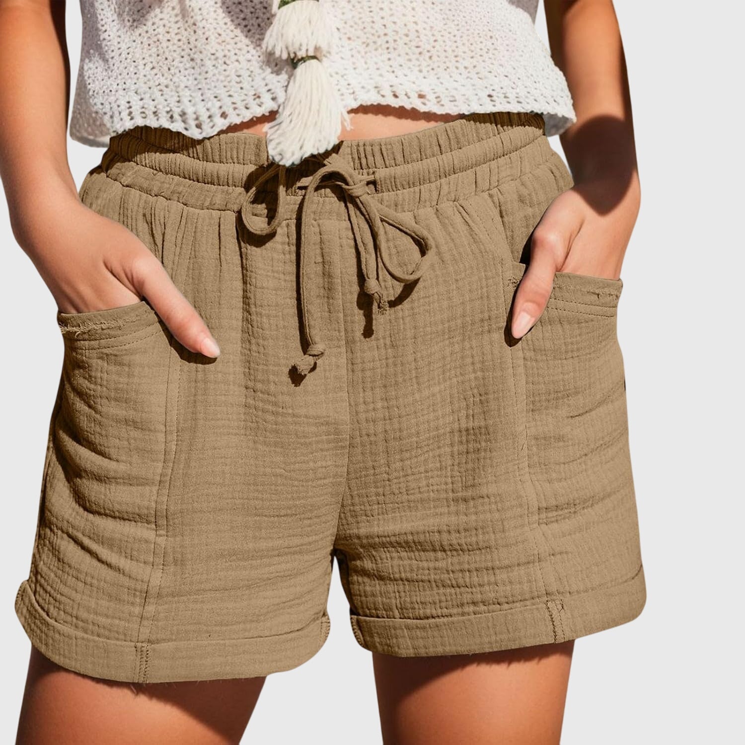 Maya™ | Pantaloncini Eleganti Donna Estivi Leggeri