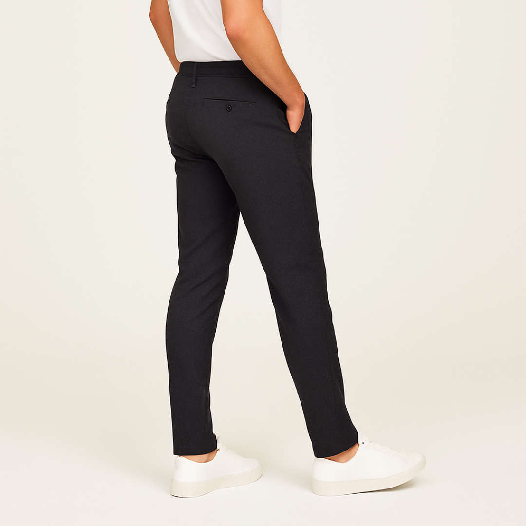 Pantaloni Uomo Smart Casual Sartoriali Slim Fit