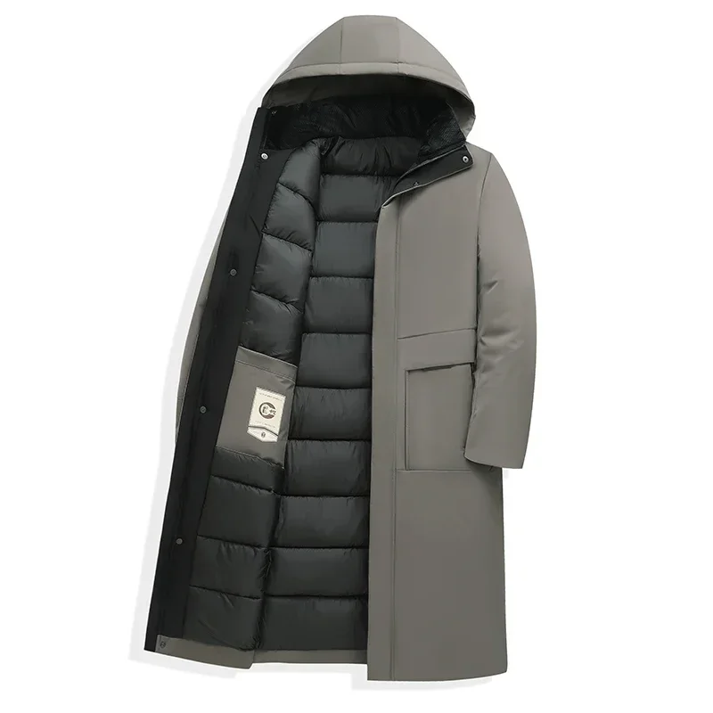 Cappotto Uomo Lungo Invernale con Cappuccio – Calore Totale