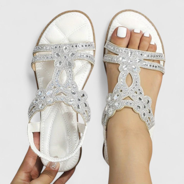 Michelle | Sandali Ortopedici con Perle Donna