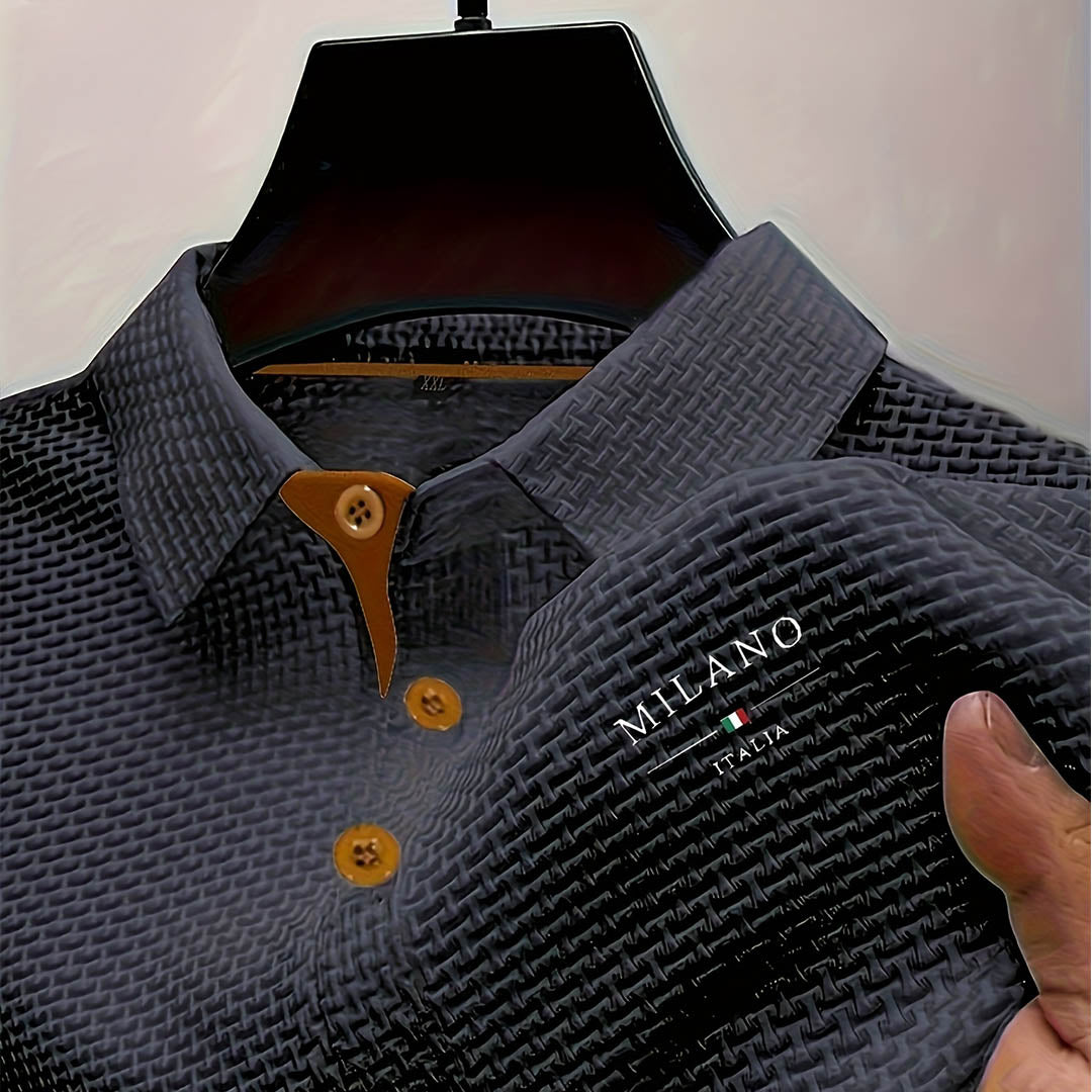 Polo con Texture Uomo | Design Strutturato Premium