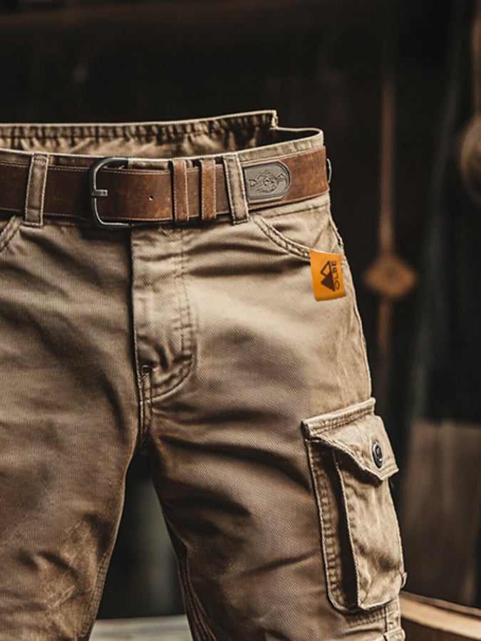 Pantaloncini Cargo Vintage Uomo | Stile Retrò Pratico