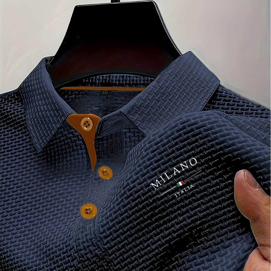 Polo con Texture Uomo | Design Strutturato Premium