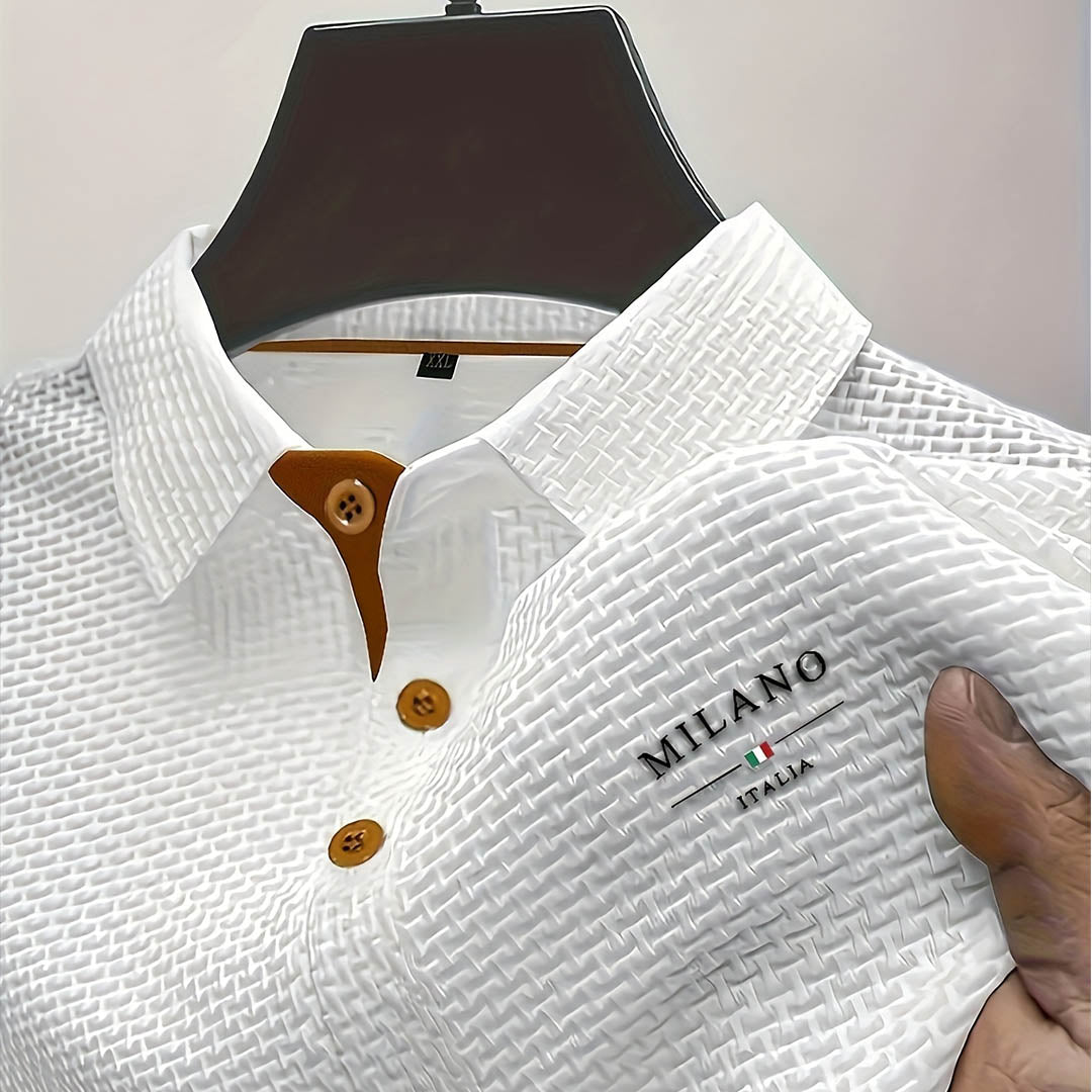 Polo con Texture Uomo | Design Strutturato Premium