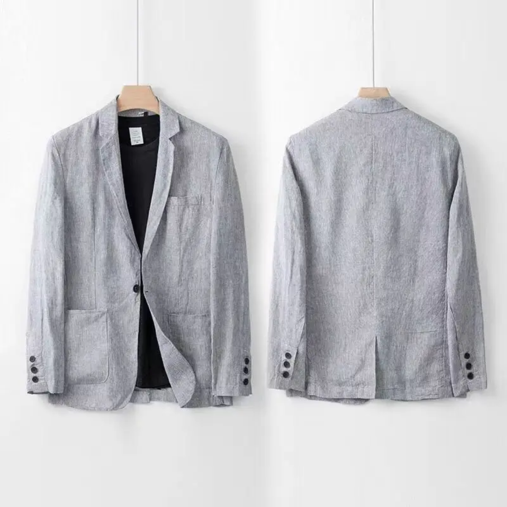 Set Uomo Cardigan con Bottoni e Pantaloni – Look Coordinato