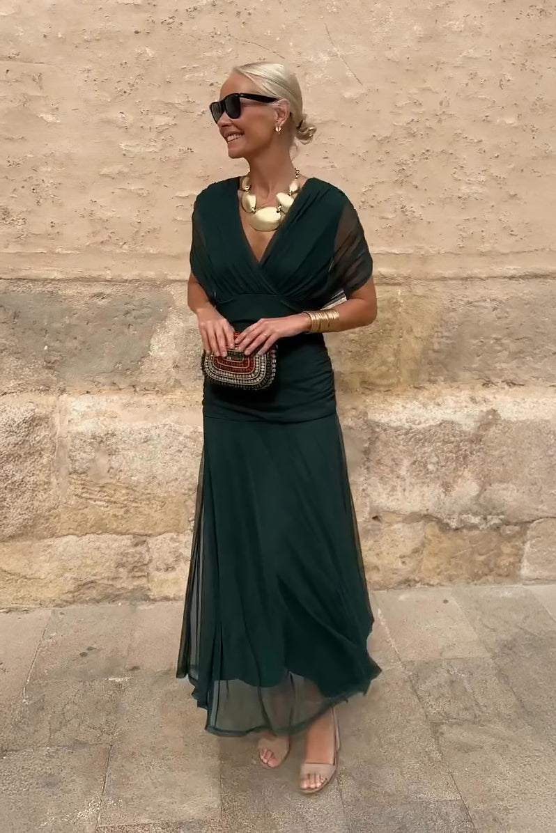 Philippa | Abito Maxi Elegante con Scollo a V da Festa