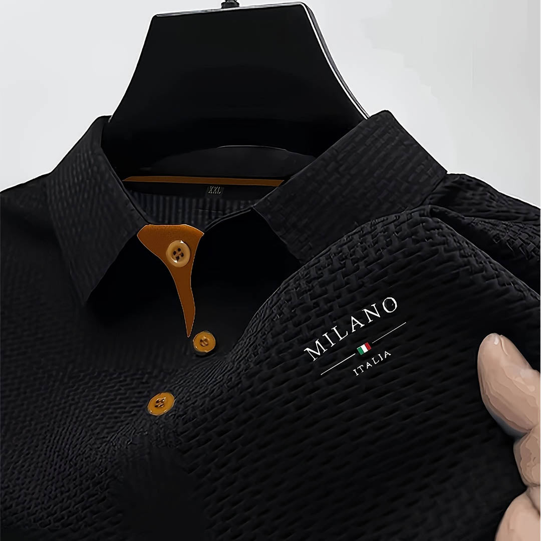 Polo con Texture Uomo | Design Strutturato Premium