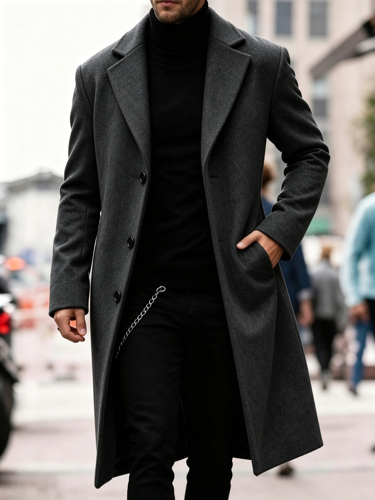 Cappotto Uomo Lungo Sartoriale – Raffinatezza Invernale Quotidiana