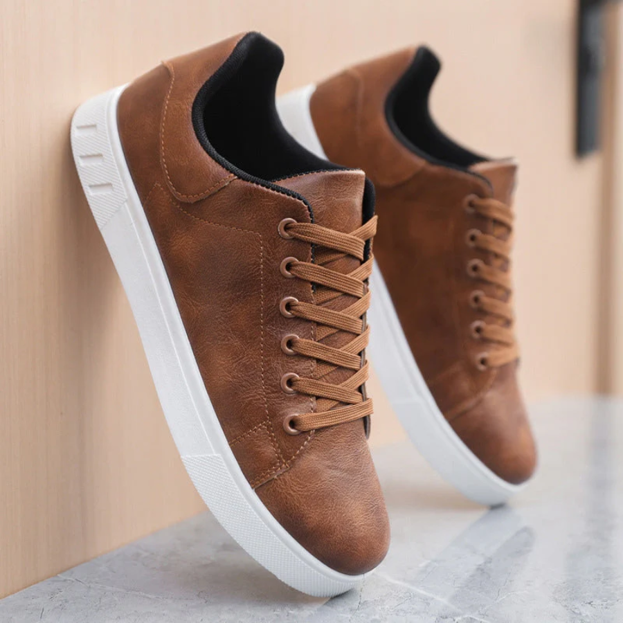 Sneaker in Pelle Uomo | Design Minimalista Comfort