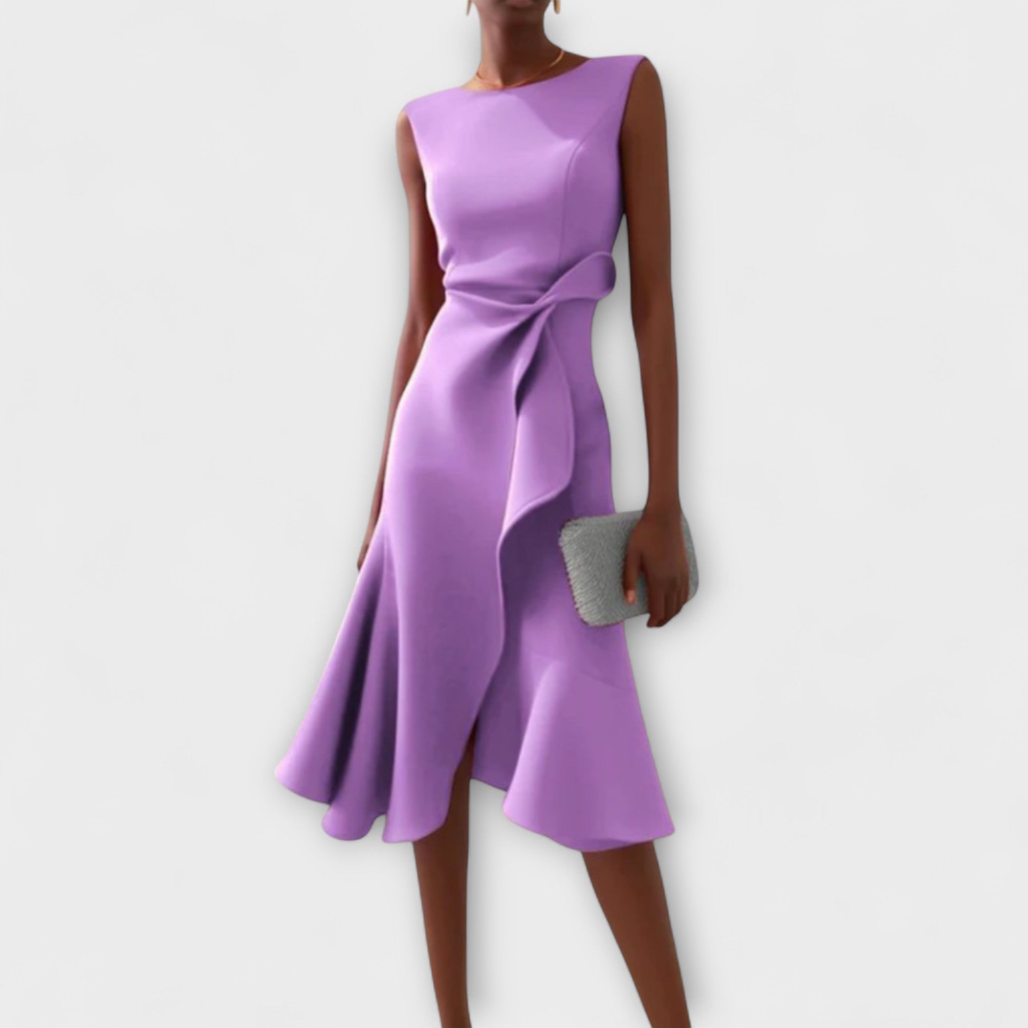 Darlene™ | Abito Midi Sofisticato Donna Contemporanea