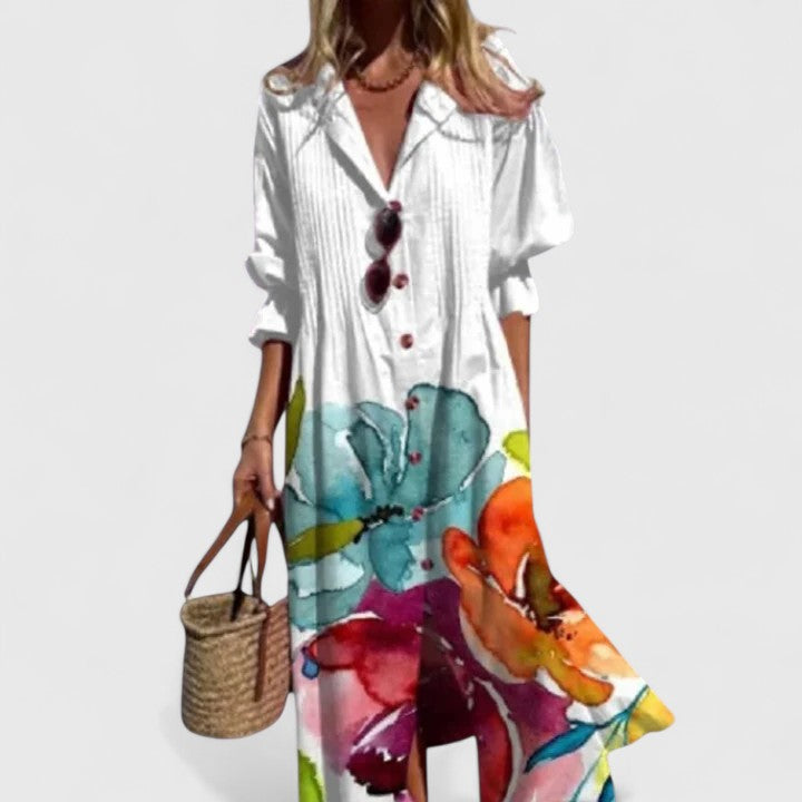 Paula™ | Abito Bohemien Elegante Donna Floreale