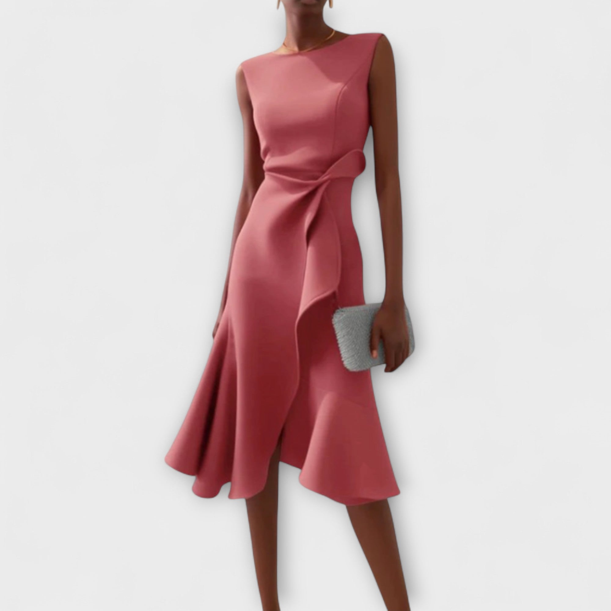 Darlene™ | Abito Midi Sofisticato Donna Contemporanea