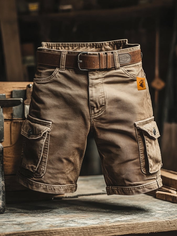 Pantaloncini Cargo Vintage Uomo | Stile Retrò Pratico
