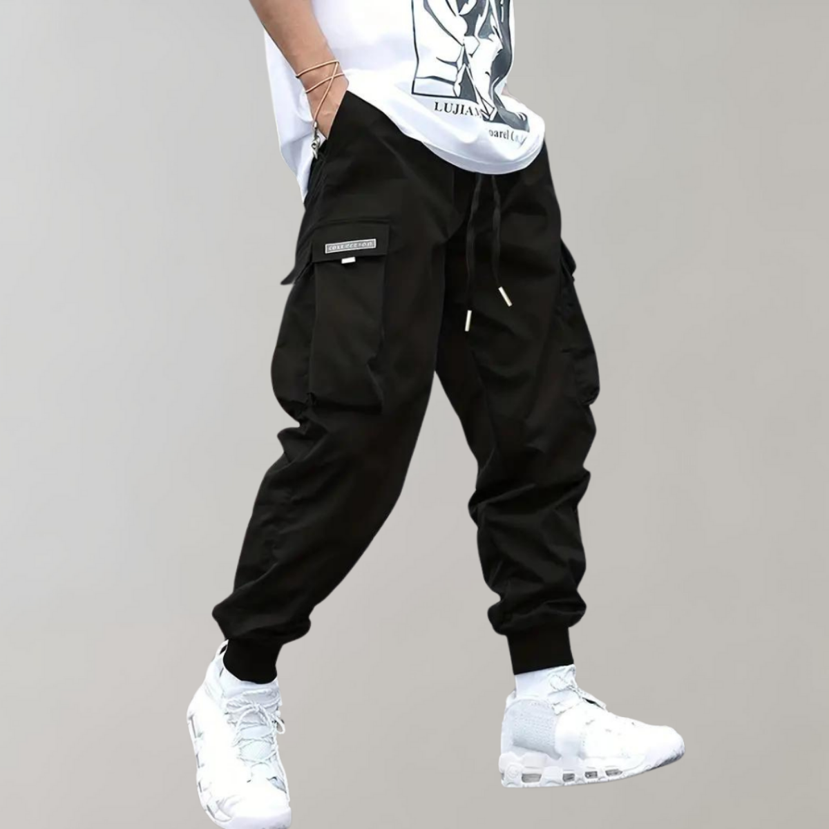 Cargo Jogger Uomo Baggy – Pantaloni Streetwear Funzionali