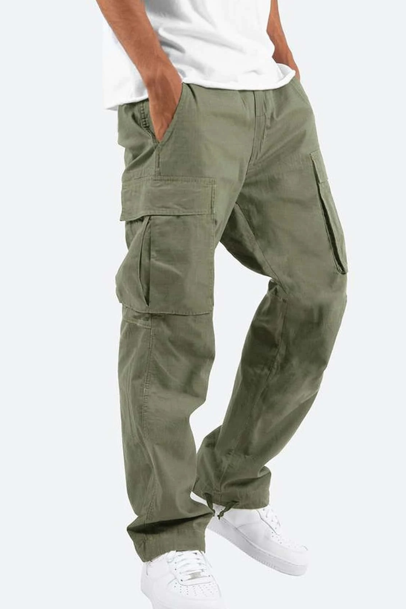 Pantaloni Cargo Uomo Fit Ampio