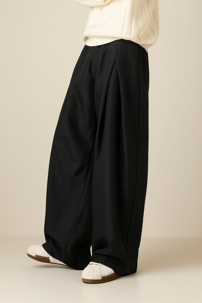 Pantaloni Uomo a Gamba Larga Smart Casual
