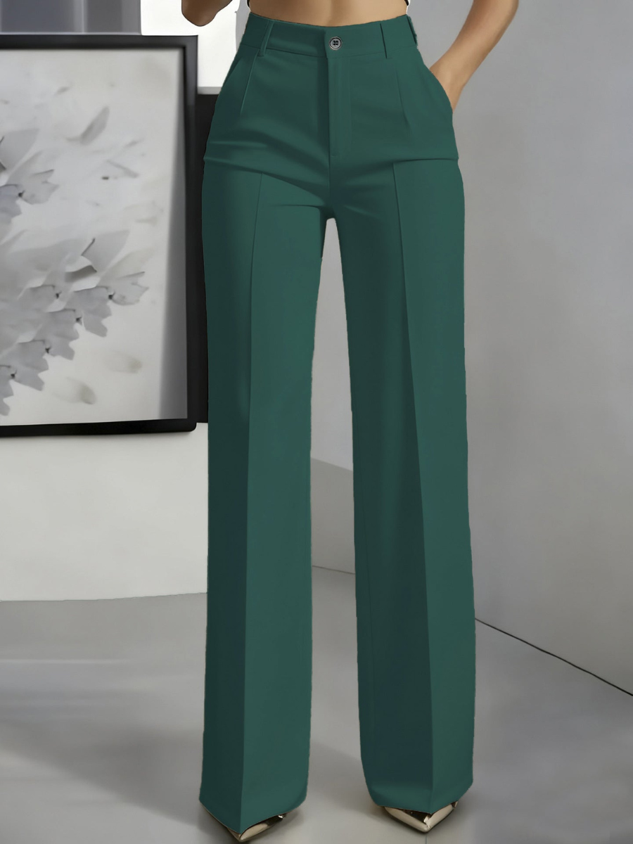 Pantaloni Donna a Vita Alta Formali