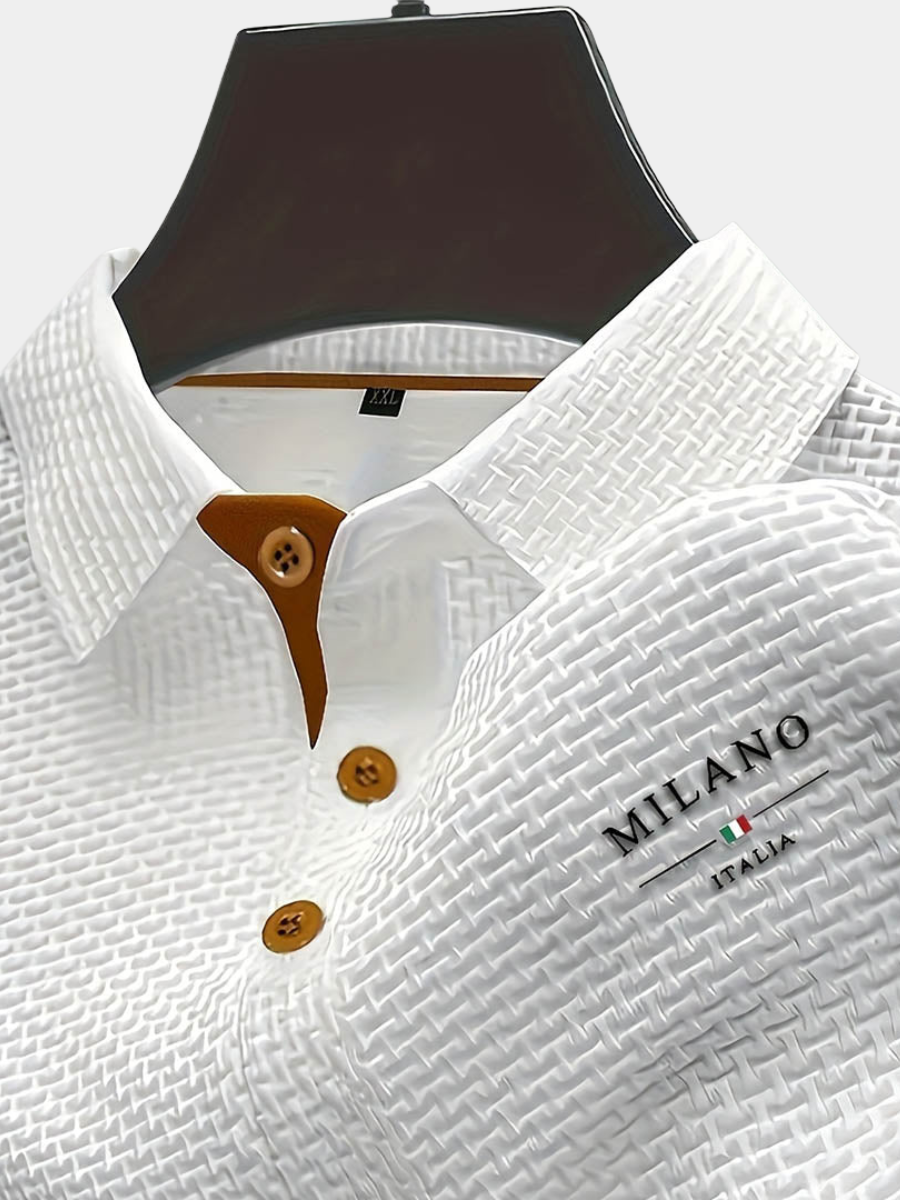 Polo con Texture Uomo | Design Strutturato Premium
