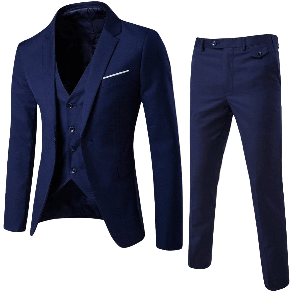 Completo Tre Pezzi Sartoriale Uomo | Abito Cerimoniale Classico