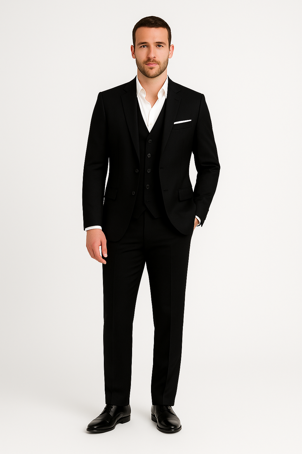 Completo Tre Pezzi Sartoriale Uomo | Abito Cerimoniale Classico