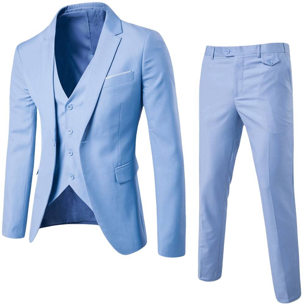Completo Tre Pezzi Sartoriale Uomo | Abito Cerimoniale Classico