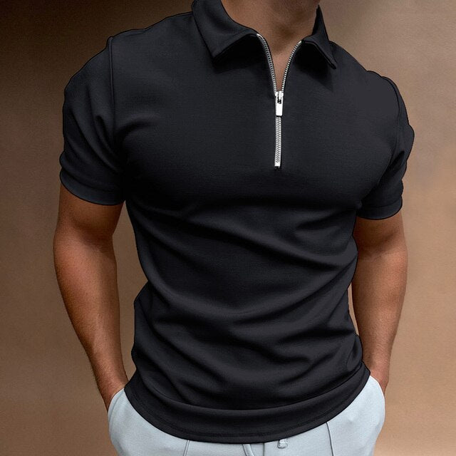 Polo con Zip Uomo | Versatile Casual Comfort