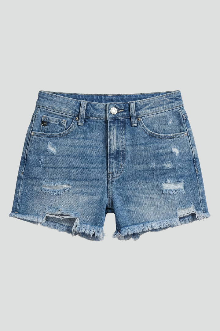 Caroline | Pantaloncini Denim Donna con Orlo Sfrangiato