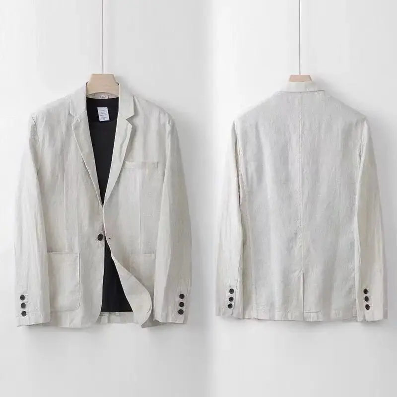 Completo Misto Lino con Rever Uomo | Smart Casual Raffinato
