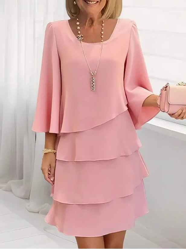 Catherine | Abito con Ruches Comfort Elegante