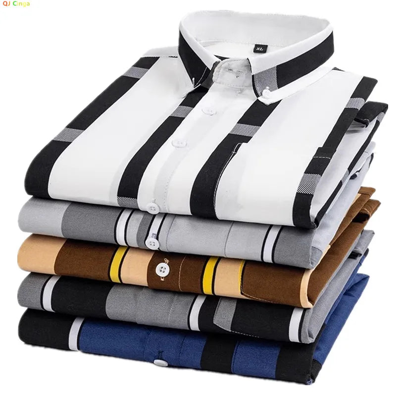 Simon™ | Camicia in Cotone Uomo Classica Raffinata