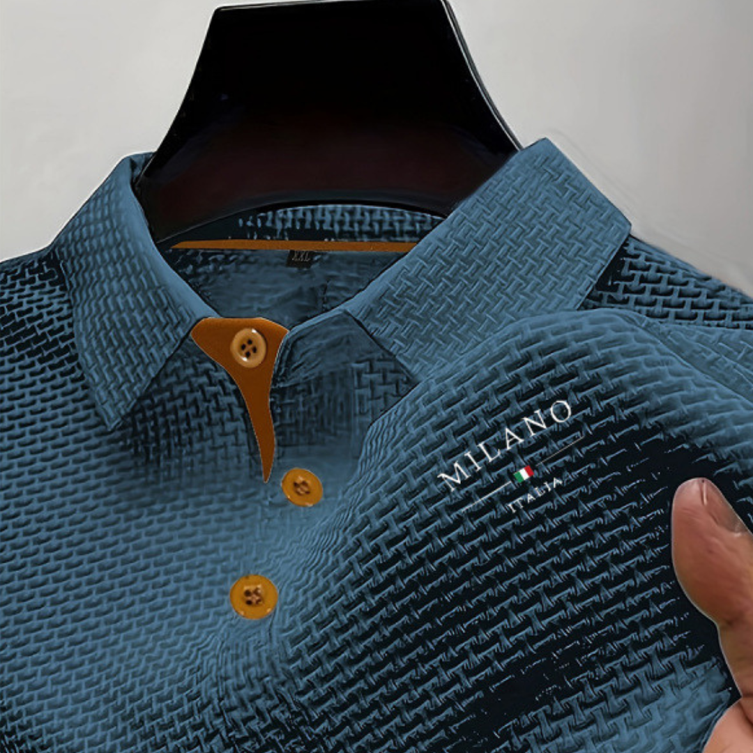 Polo con Texture Uomo | Design Strutturato Premium