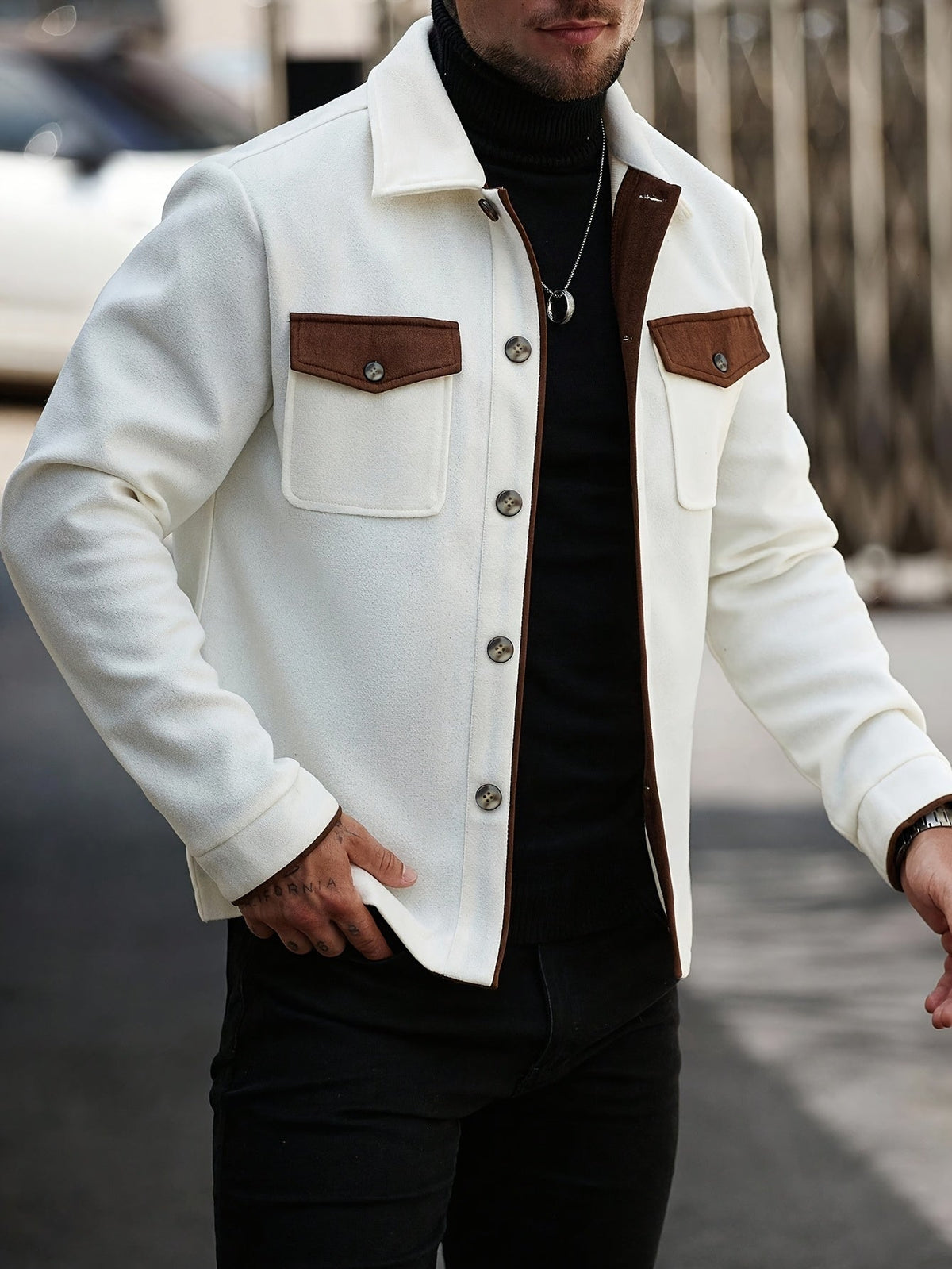 Giacca Uomo con Bottoni Raffinata – Eleganza Casual Senza Tempo