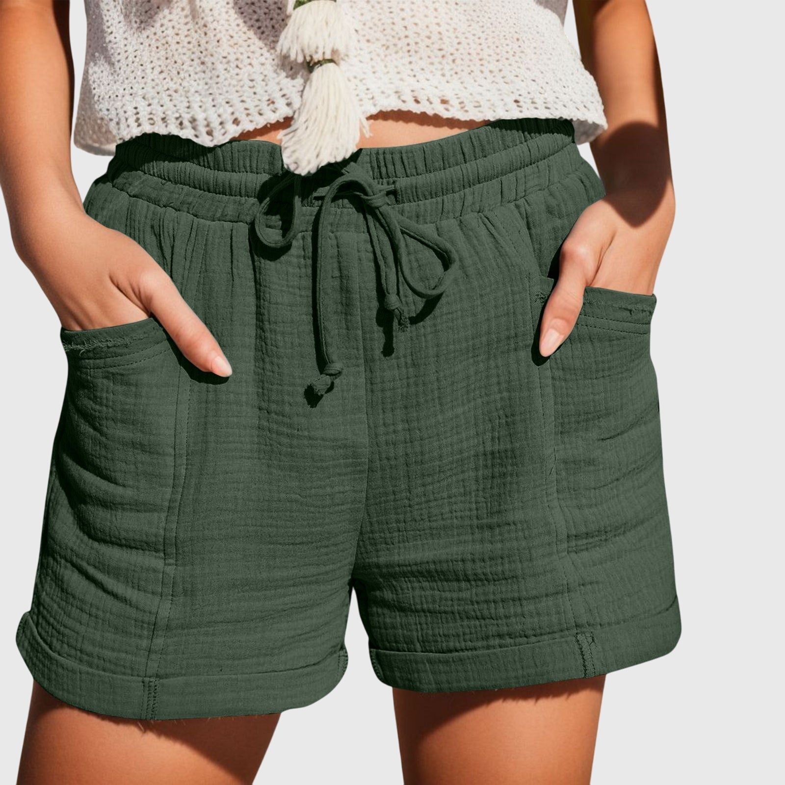 Maya™ | Pantaloncini Eleganti Donna Estivi Leggeri