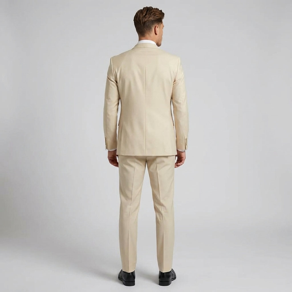 Abito Slim Fit Tre Pezzi Uomo | Completo Elegante Cerimonia