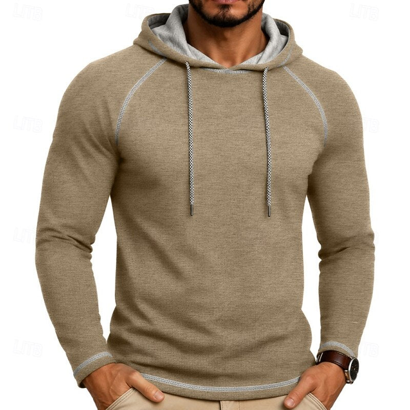 Felpa Uomo con Cappuccio Raglan – Stile Sportivo Casual