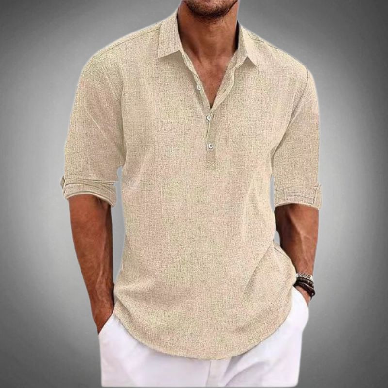 Polo in Lino Uomo | Fresca Elegante Estiva