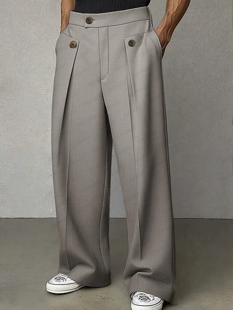 Pantaloni a Gamba Larga Uomo – Comfort e Stile Contemporaneo