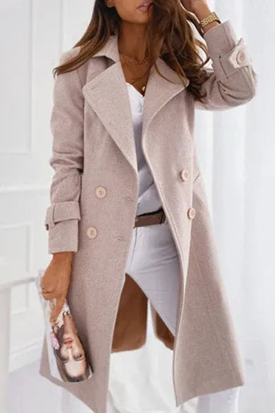 Cappotto Donna in Lana Invernale – Classico Strutturato per Ogni Occasione