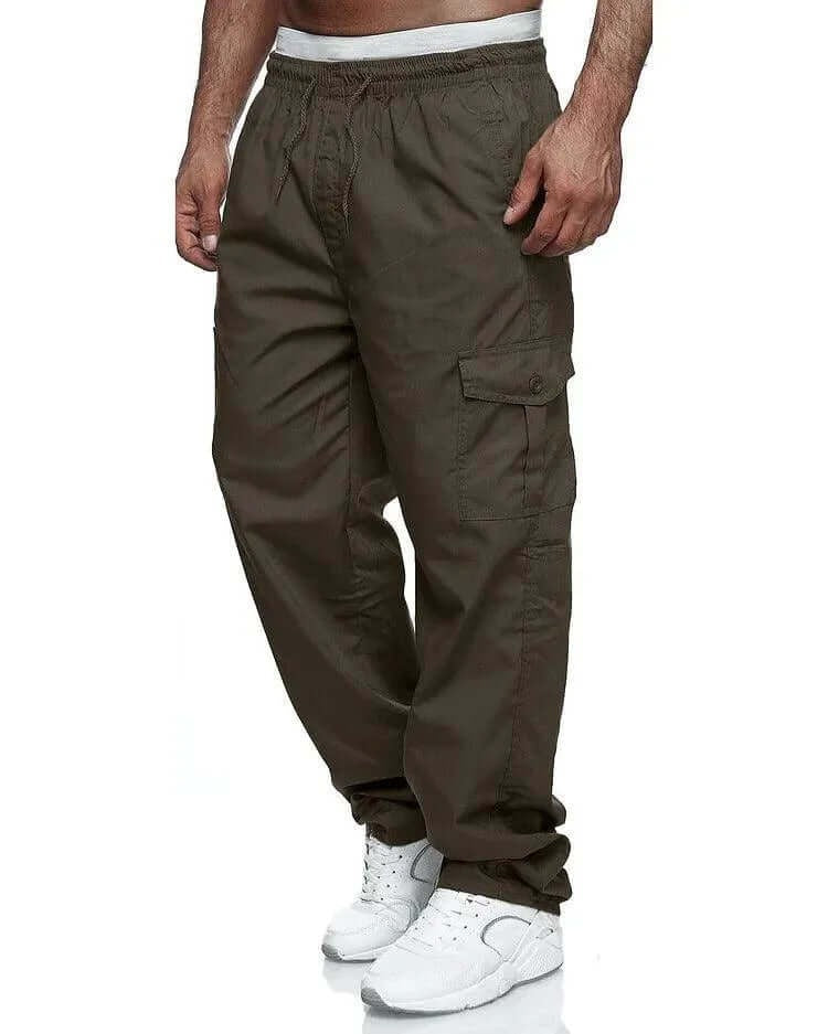 Pantaloni Cargo Fit Ampio Uomo