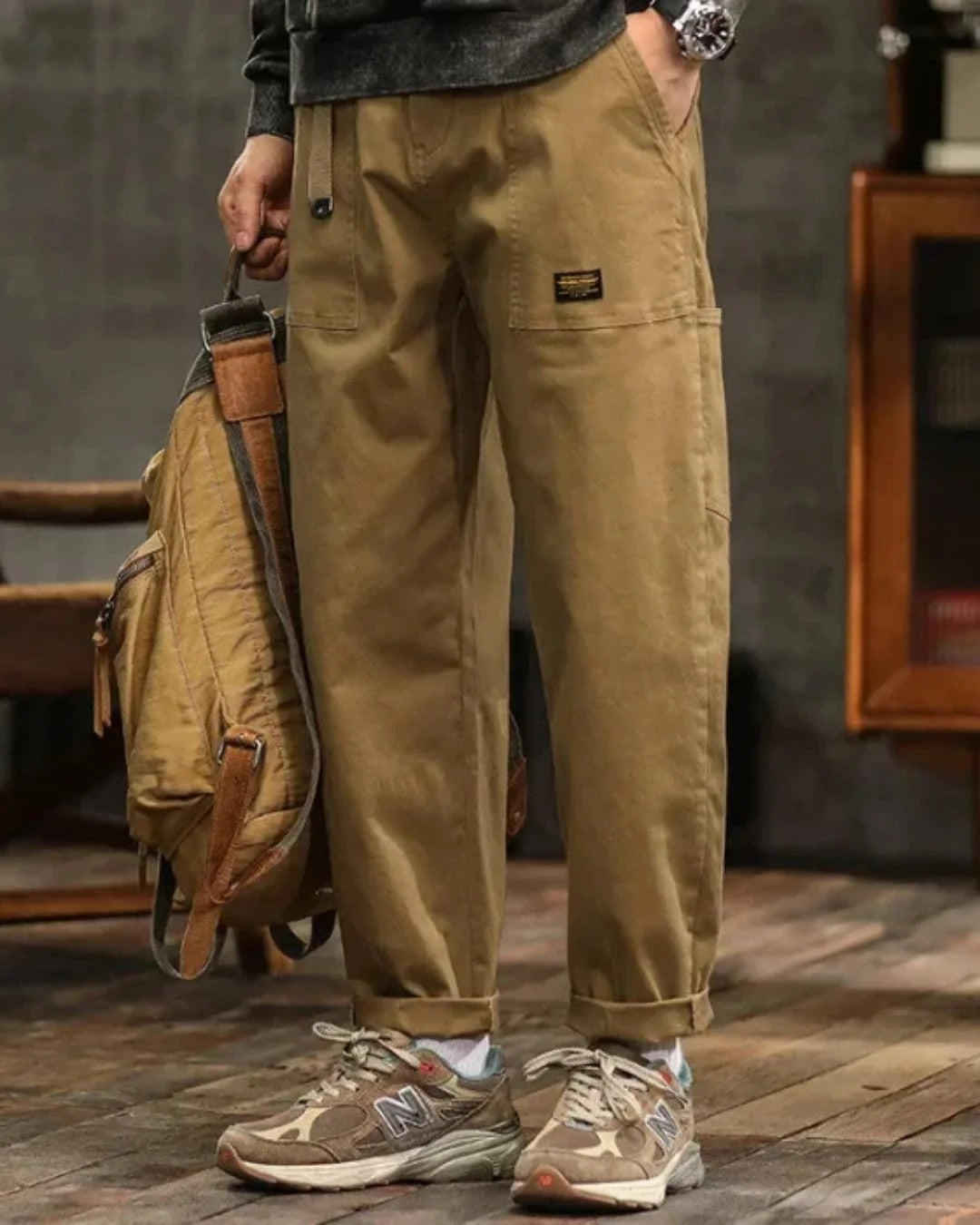 Pantaloni Cargo Classici Uomo