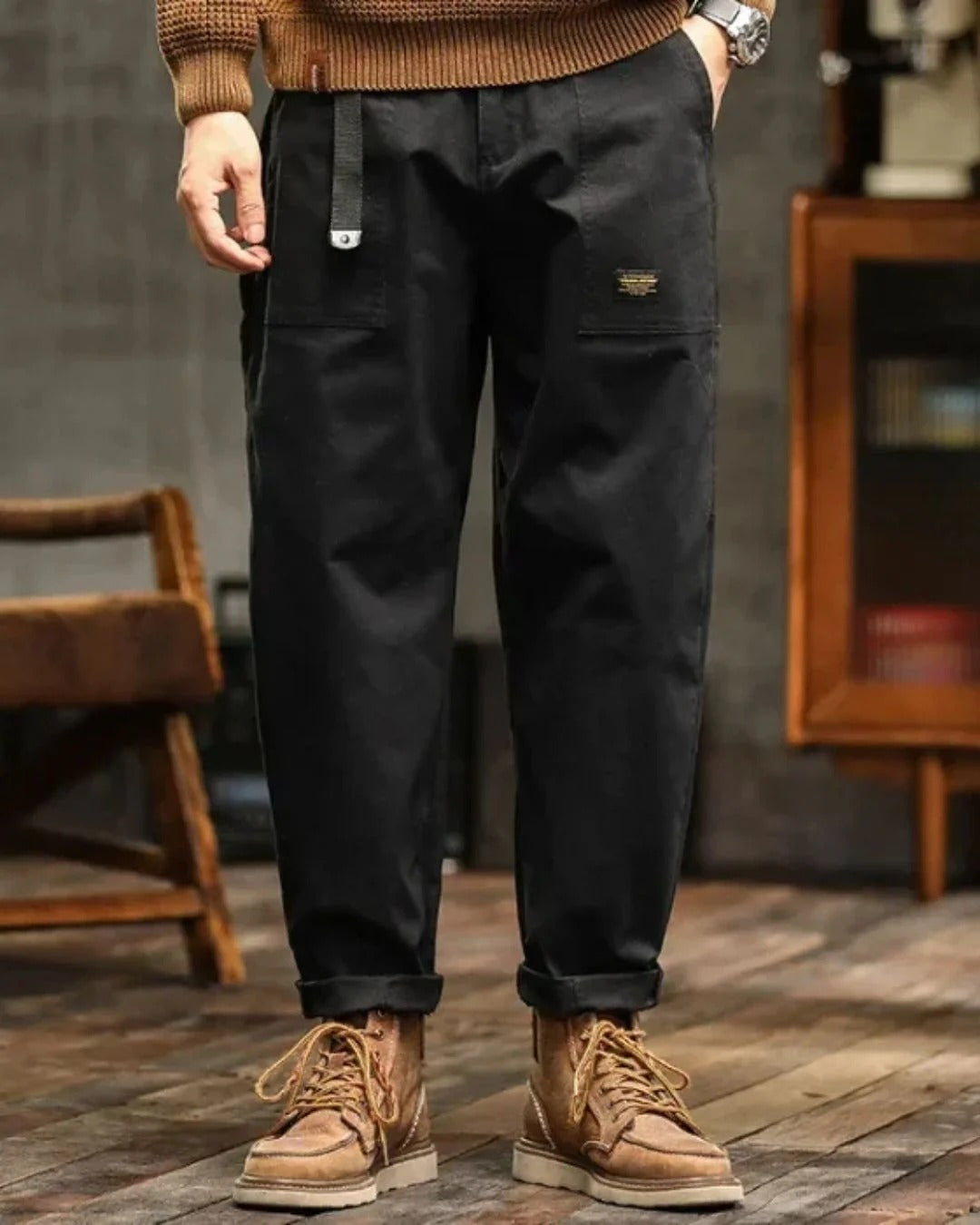 Pantaloni Cargo Classici Uomo