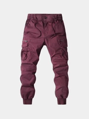 Cargo Jogger Uomo con Vita Regolabile – Tasche Utility