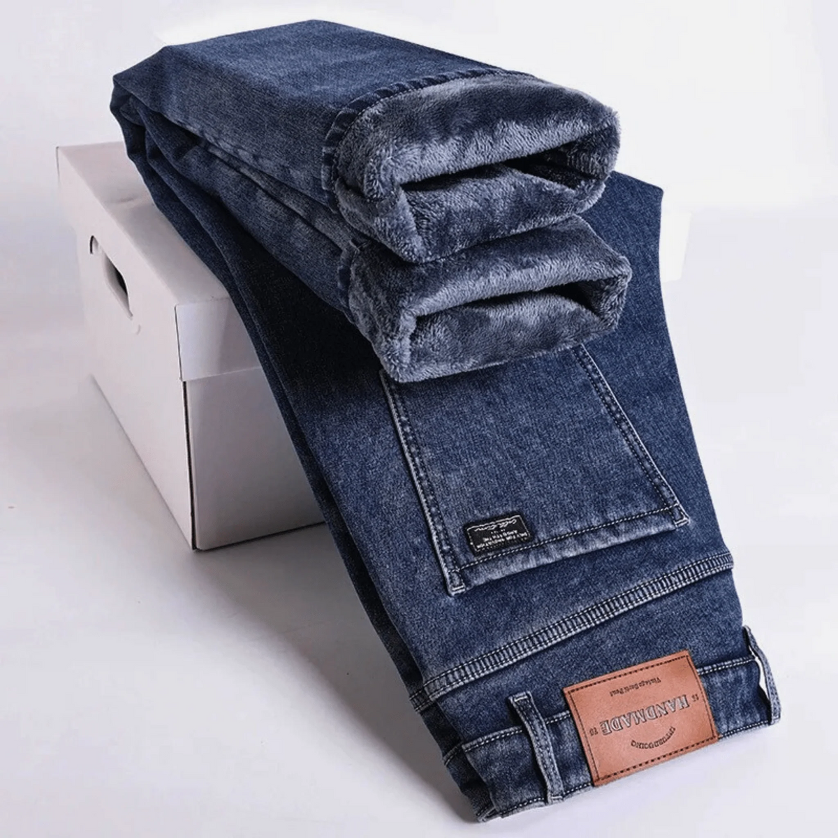 Jeans Termici Uomo Denim Invernale
