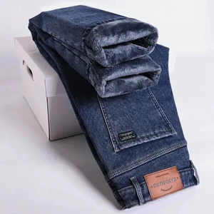 Jeans Termici Uomo con Fodera in Pile