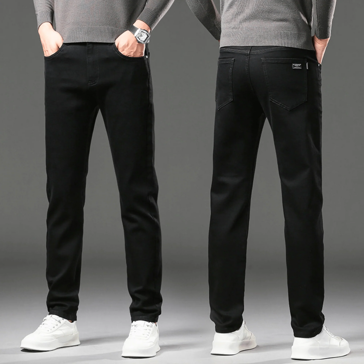 Jeans Termici Uomo Denim Invernale
