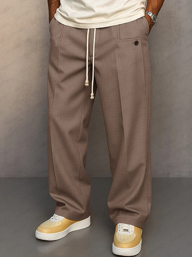 Pantaloni Uomo Fit Ampio Taglio Largo