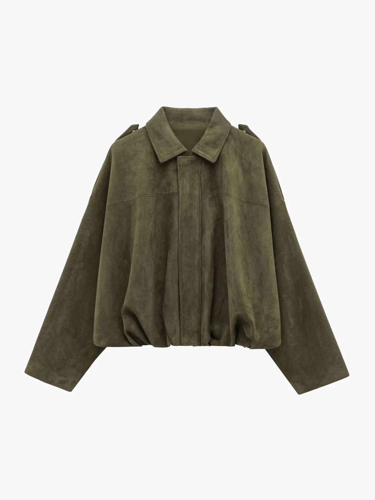 Giacca Bomber Donna in Ecosuede con Collo – Look Sofisticato