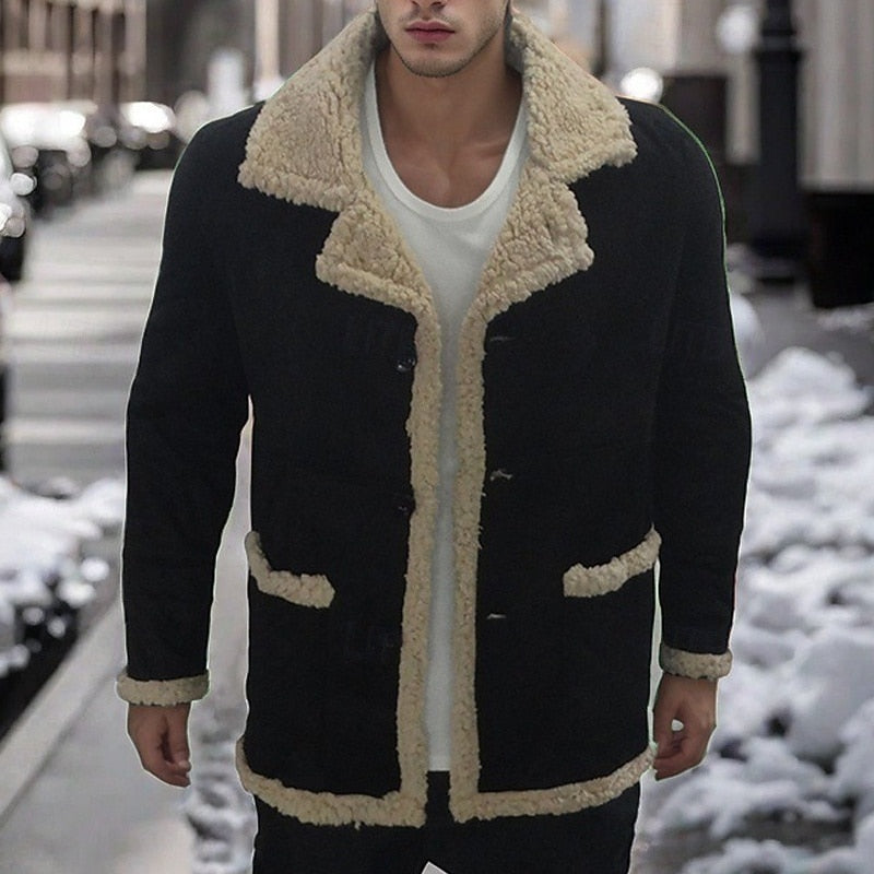 Giacca Uomo Invernale con Fodera Sherpa – Calore Extra