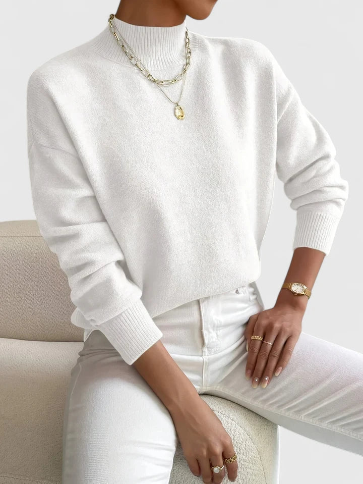 Maglione Donna con Collo a Lupetto – Eleganza Senza Sforzo