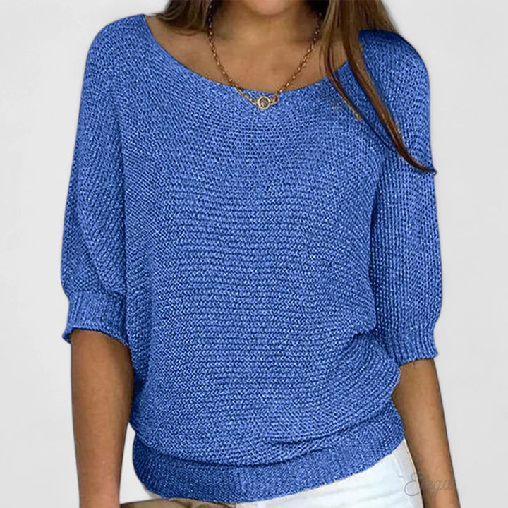 Maglione Donna Morbido con Maniche a Pipistrello – Stile Rilassato